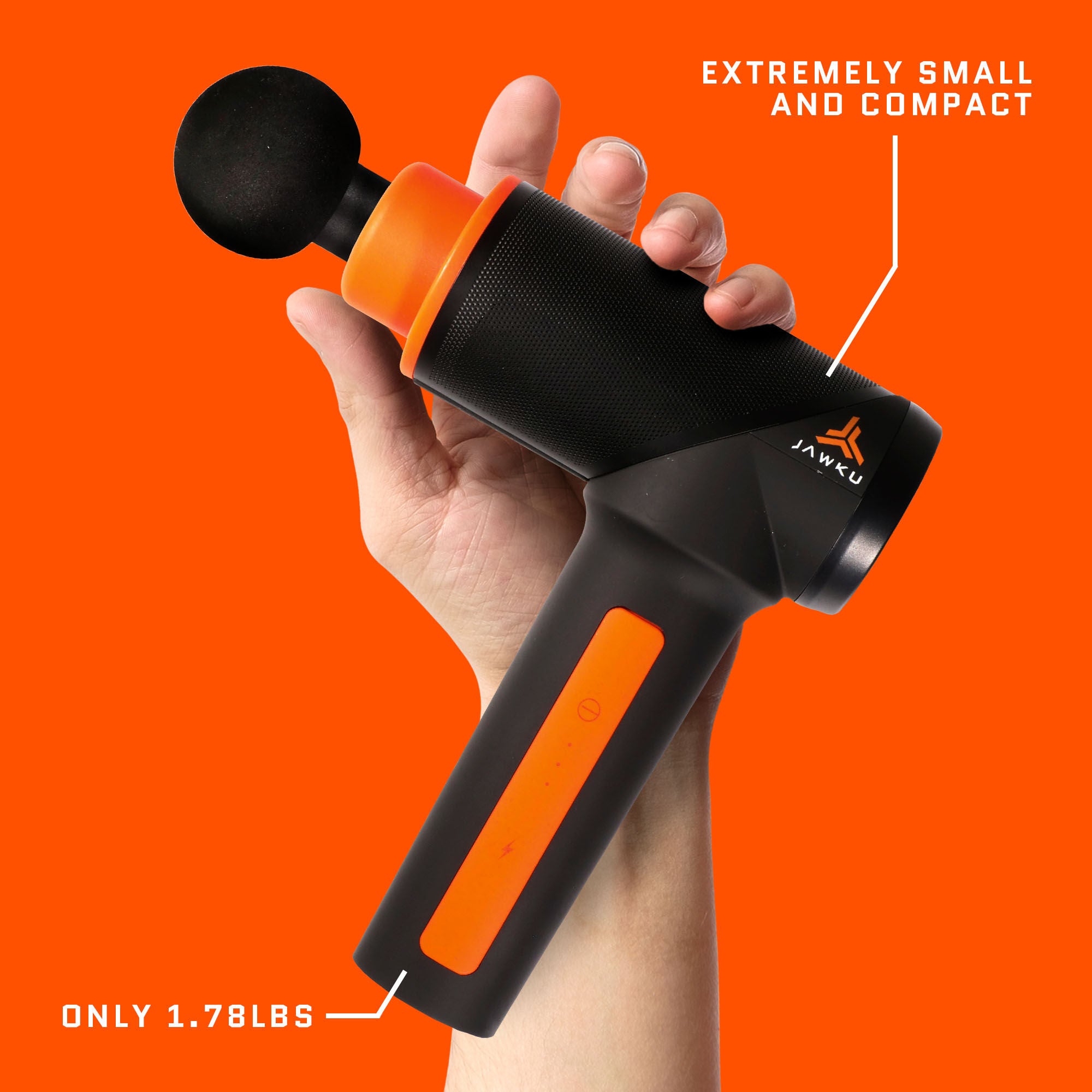 ウエイトトレーニング MASSAGE GUN Jawku Muscle Blaster Massage Gun Chrome | GNC
